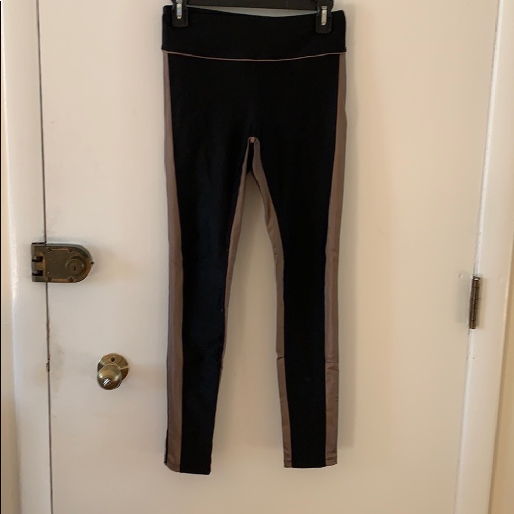 High waist tuxedo leggings medium